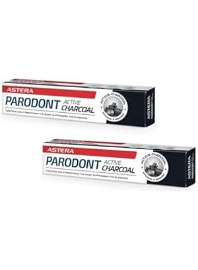 Parodont Active Tooth Paste Charcoal 75 Ml